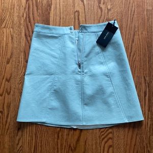 Zara faux leather skirt